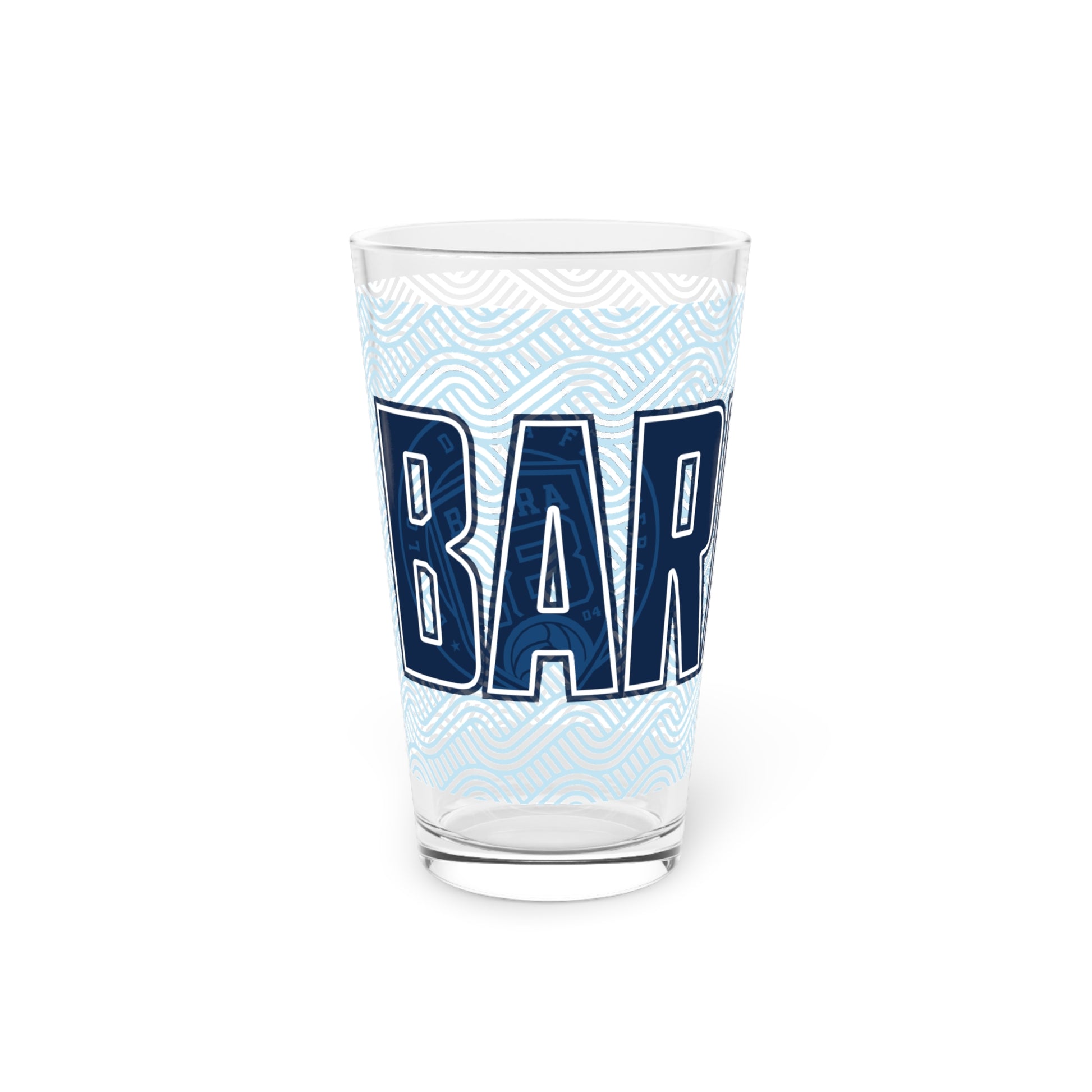 Barra 18 Pint Glass - Away Colorway