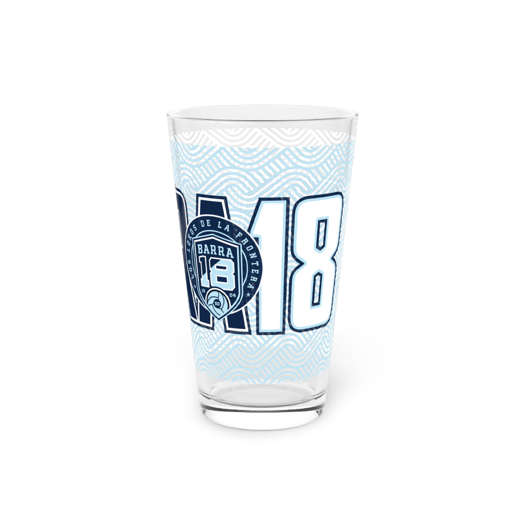 Barra 18 Pint Glass - Away Colorway