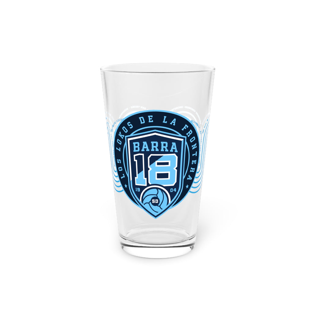 Barra 18 Pint - 16oz Beer Glass