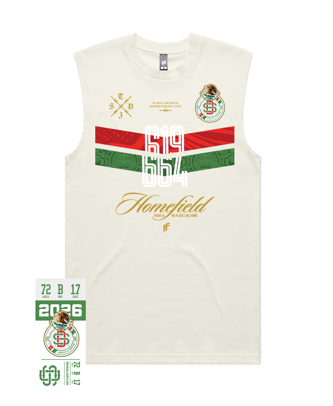 La Frontera SDTJ Classic Cream Tank