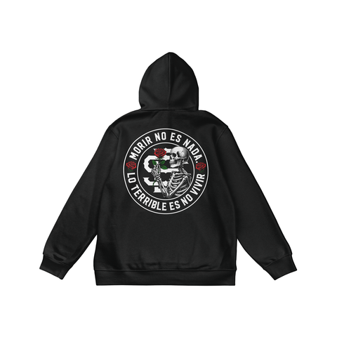 Terrible Es No Vivir Black Hoodie (Web Exclusive)