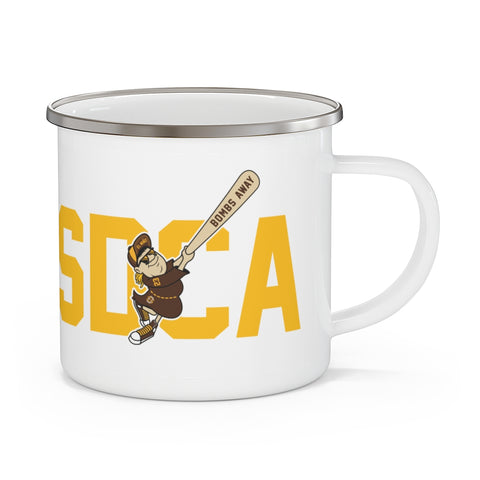 SDCA Enamel Camping Mug