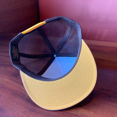 SDCA19 Brown & Gold Trucker Mesh Snapback